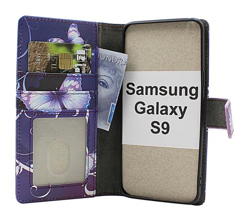 Skimblocker Samsung Galaxy S9 Lommebok Deksel Design