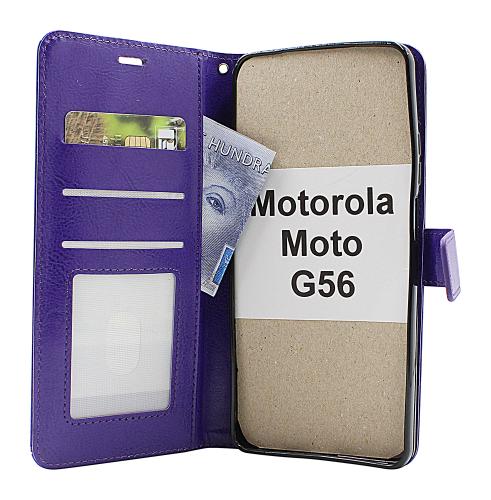 Crazy Horse Motorola Moto G56 Lommebok Deksel