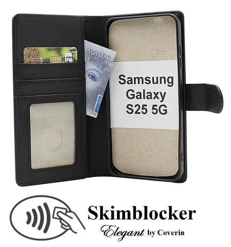 Skimblocker Samsung Galaxy S25 Lommebok Deksel