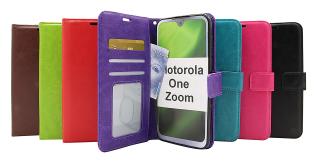 Crazy Horse Wallet Motorola One Zoom