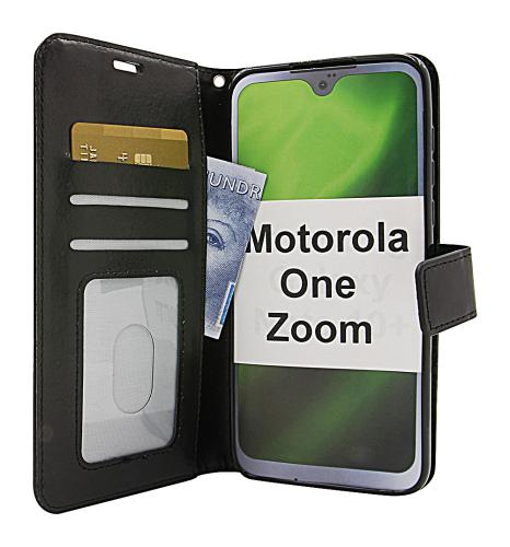 Crazy Horse Wallet Motorola One Zoom