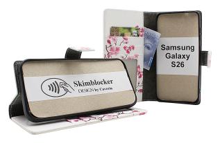 Skimblocker Samsung Galaxy S26 Lommebok Deksel Design