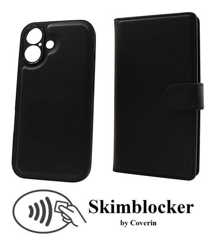 Skimblocker iPhone 16 Magnet Lommebok Deksel