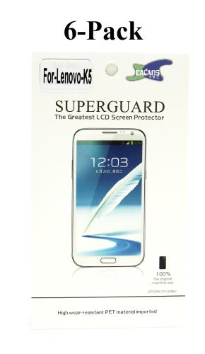 6-pakning Skjermbeskyttelse Lenovo K5