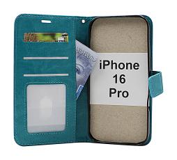 Crazy Horse iPhone 16 Pro Lommebok Deksel
