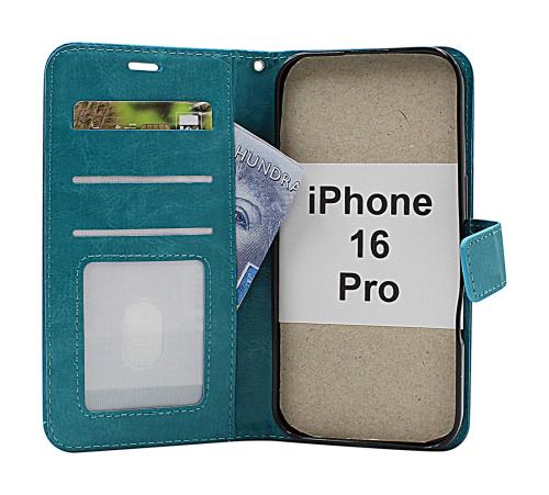 Crazy Horse iPhone 16 Pro Lommebok Deksel