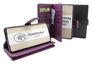 Skimblocker Samsung Galaxy A57 5G XL Lommebok Deksel