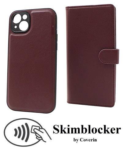 Skimblocker iPhone 15 Plus Magnet Lommebok Deksel