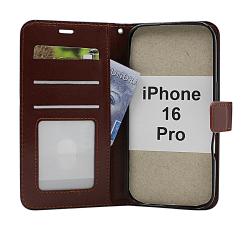 Crazy Horse iPhone 16 Pro Lommebok Deksel