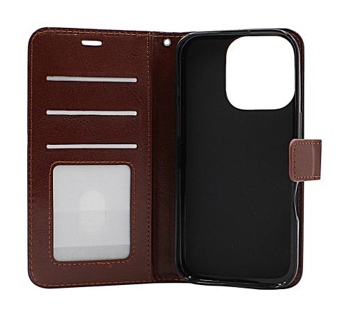 Crazy Horse iPhone 16 Pro Lommebok Deksel