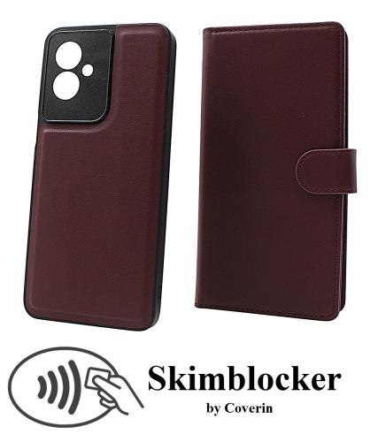 Skimblocker Motorola Moto G55 5G Magnet Lommebok Deksel