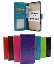 Crazy Horse iPhone 17 Pro Max Lommebok Deksel