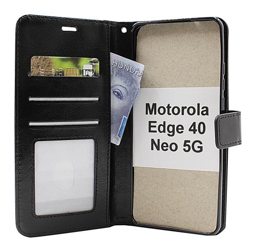 Crazy Horse Wallet Motorola Edge 40 Neo 5G