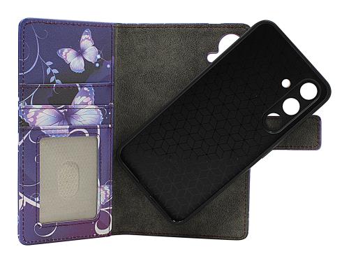 Skimblocker Samsung Galaxy S24 / S25 Magnet Lommebok Deksel Design