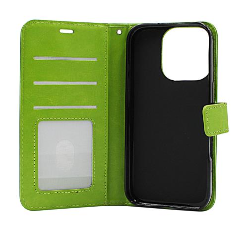 Crazy Horse iPhone 16 Pro Lommebok Deksel