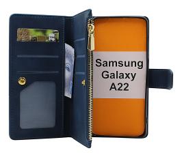 XL Samsung Galaxy A22 (SM-A225F/DS) Luksus Lommebok Deksel