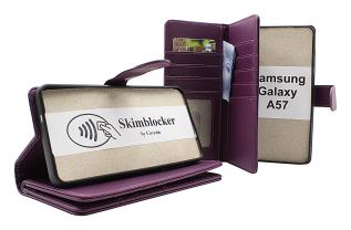 Skimblocker Samsung Galaxy A57 5G XL Lommebok Deksel