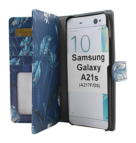 Skimblocker XL Magnet Designwallet Samsung Galaxy A21s (A217F/DS)