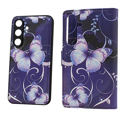 Skimblocker Samsung Galaxy S24 / S25 Magnet Lommebok Deksel Design