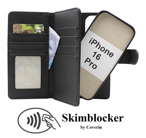 Skimblocker iPhone 16 Pro XL Magnet Lommebok Deksel