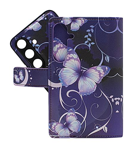 Skimblocker Samsung Galaxy S24 / S25 Magnet Lommebok Deksel Design