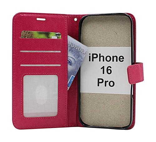 Crazy Horse iPhone 16 Pro Lommebok Deksel