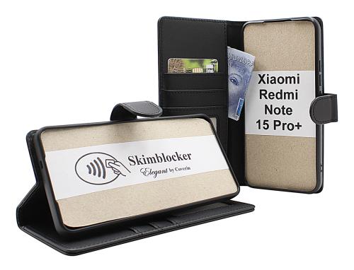Skimblocker Xiaomi Redmi Note 15 Pro+ Lommebok Deksel
