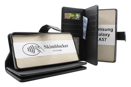 Skimblocker Samsung Galaxy A57 5G XL Lommebok Deksel