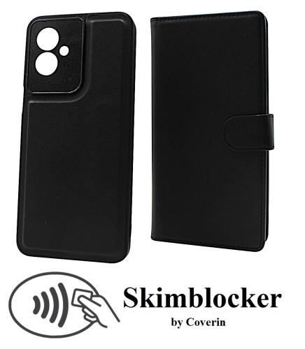 Skimblocker Motorola Moto G55 5G Magnet Lommebok Deksel