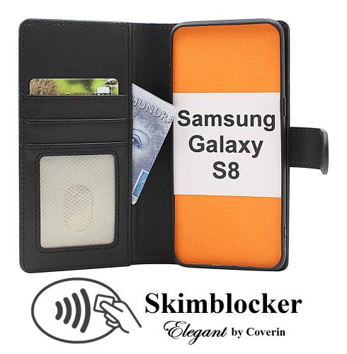 Skimblocker Samsung Galaxy S8 Lommebok Deksel