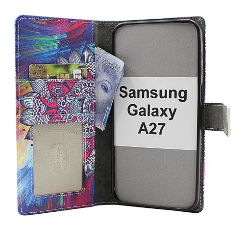 Skimblocker Samsung Galaxy A27 Magnet Lommebok Deksel Design