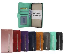 Zipper Standcase Wallet Motorola Moto G23