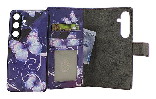 Skimblocker Samsung Galaxy S24 / S25 Magnet Lommebok Deksel Design