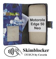 Skimblocker Motorola Edge 50 Neo Lommebok Deksel Design