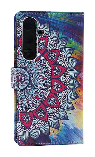Skimblocker Samsung Galaxy S24 / S25 Magnet Lommebok Deksel Design