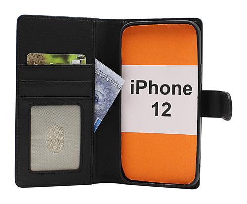 Skimblocker iPhone 12 (6.1) Magnet Lommebok Deksel