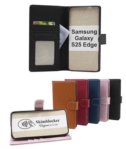 Skimblocker Samsung Galaxy S25 Edge Lommebok Deksel