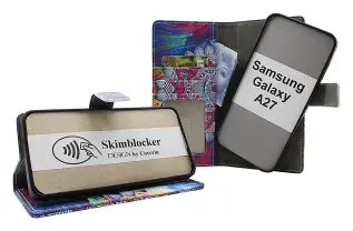 Skimblocker Samsung Galaxy A27 Magnet Lommebok Deksel Design