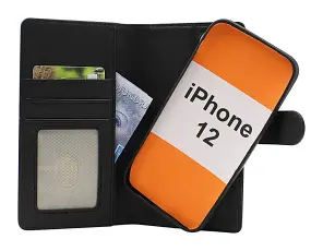 Skimblocker iPhone 12 (6.1) Magnet Lommebok Deksel