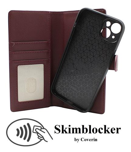 Skimblocker iPhone 15 Plus Magnet Lommebok Deksel