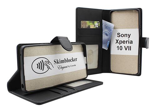 Skimblocker Sony Xperia 10 VII Lommebok Deksel