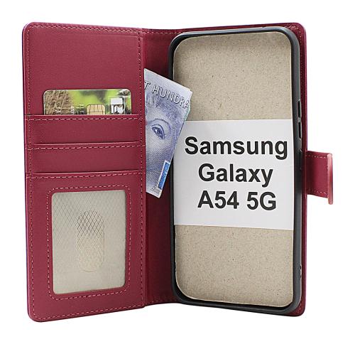 Skimblocker Samsung Galaxy A54 5G Lommebok Deksel