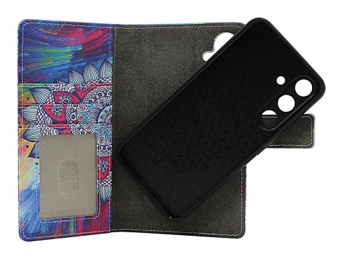Skimblocker Samsung Galaxy S24 / S25 Magnet Lommebok Deksel Design