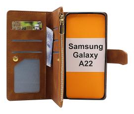 XL Samsung Galaxy A22 (SM-A225F/DS) Luksus Lommebok Deksel