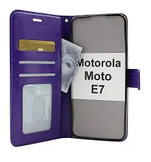 Crazy Horse Wallet Motorola Moto E7