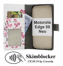 Skimblocker Motorola Edge 50 Neo Lommebok Deksel Design