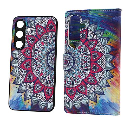 Skimblocker Samsung Galaxy S24 / S25 Magnet Lommebok Deksel Design