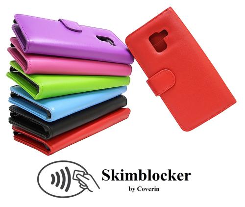 Skimblocker Lommebok-etui Samsung Galaxy A8 2018 (A530FD)