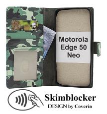 Skimblocker Motorola Edge 50 Neo Lommebok Deksel Design