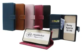 Skimblocker Sony Xperia 10 VII Lommebok Deksel